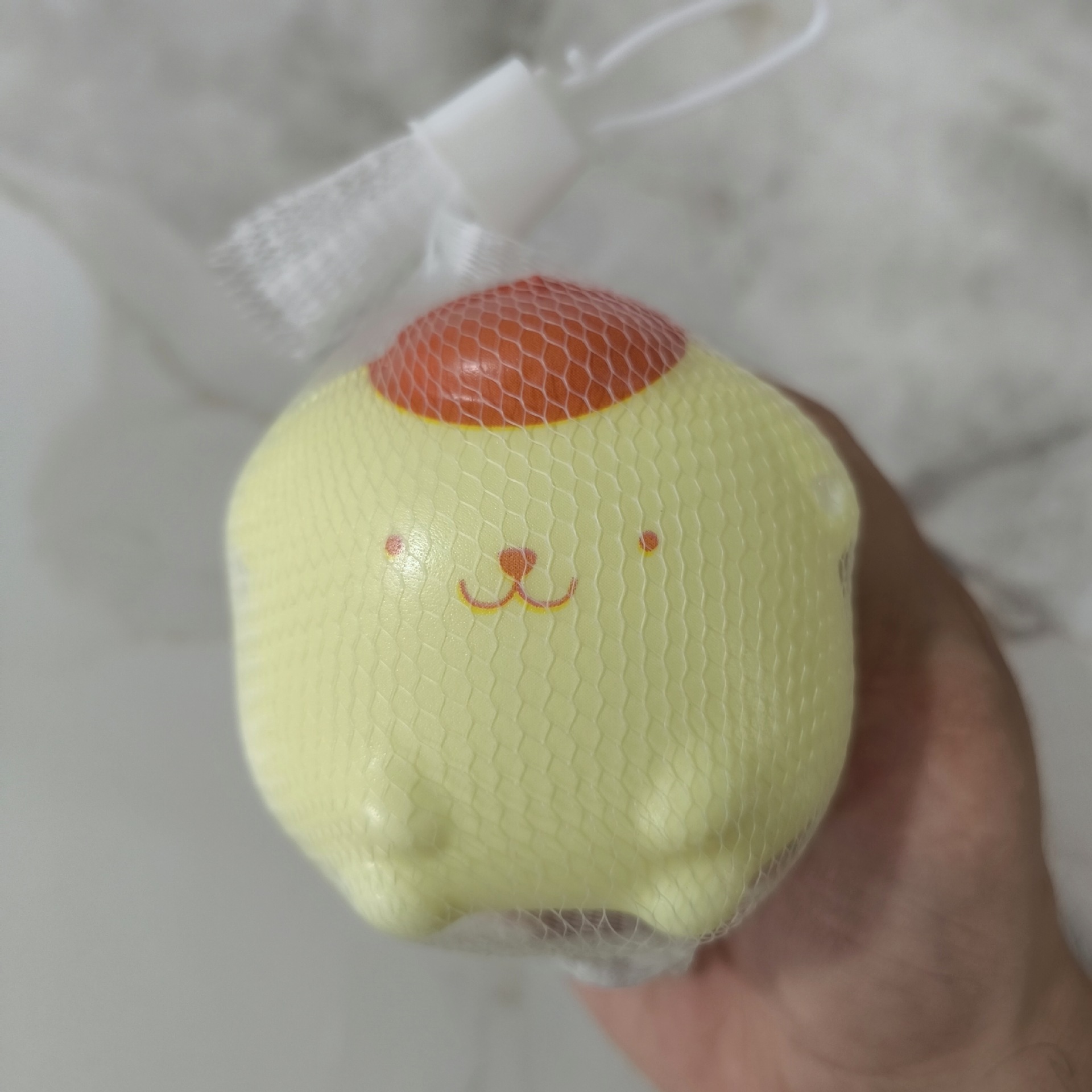 [그물주머니] 작은 노란개 7.5cm