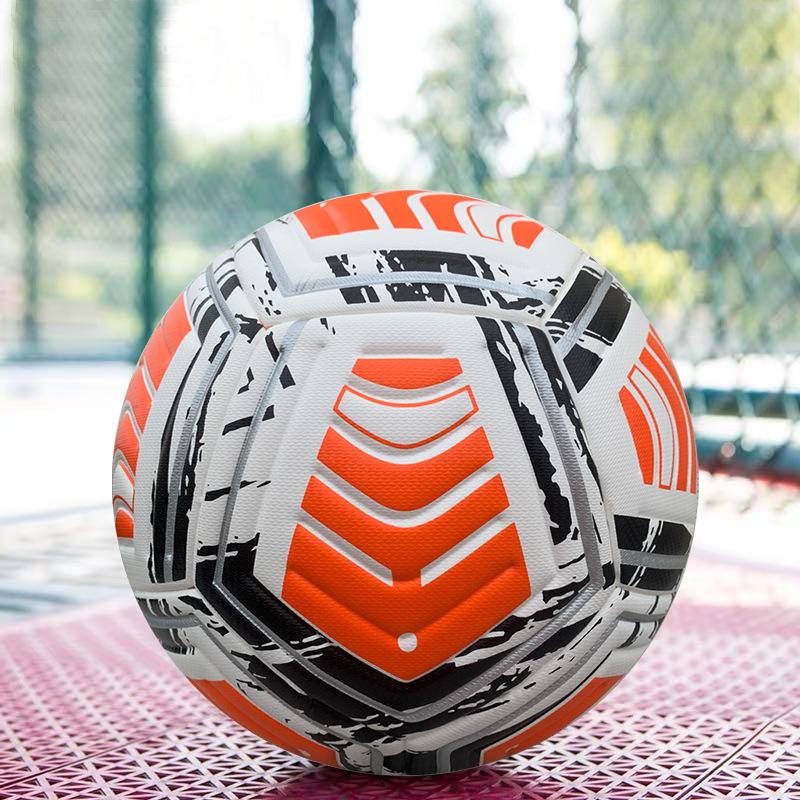 Naranja blanca en forma de V / No. 5 [Fútbol de competición de alta calidad]