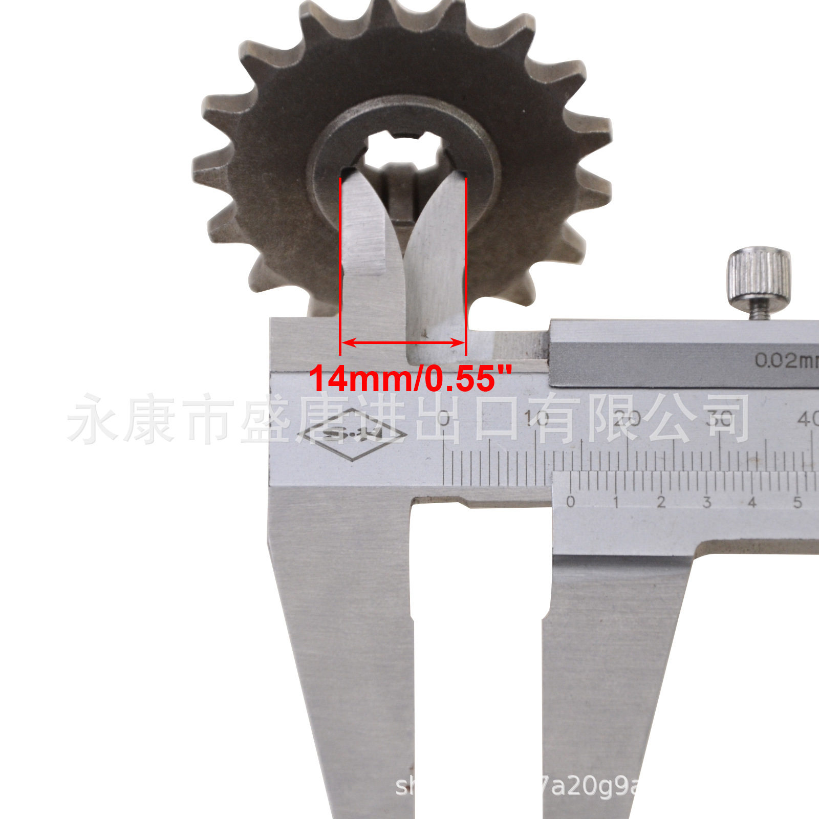 GOOFIT 17-tooth reduction gearbox Reduction Gear Fit 2 stroke 47cc 40-6 / 49cc 44-6 off-road vehicle