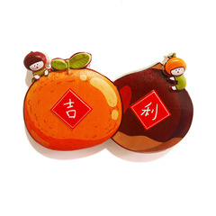 Chinese-style fridge magnet, lucky cat design, creative magnetic sticker, cute 3D resin cultural and creative item, Chinese style magnetic fridge magnet for wholesale