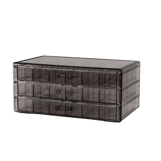 ネイル収納ケース多層ジュエリー引き出し式アクセサリーアクリルネックレス箱デスクトップドリル透明大容量