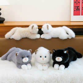 会发声仿真猫咪公仔可爱玩偶小猫玩偶毛绒玩具布娃娃儿童生日礼物