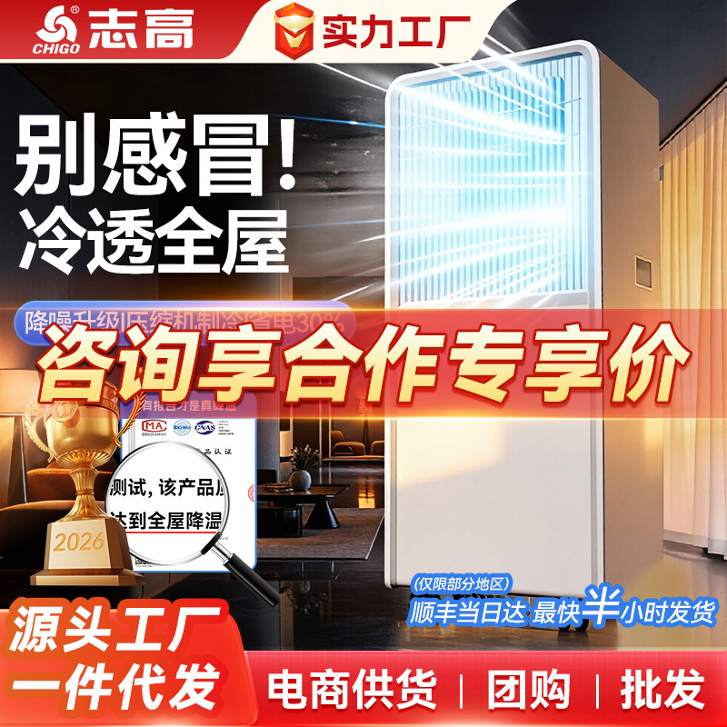 Chigo Portable Air Conditioner, Cooling and Heating All-In-One, No External Unit, No Need to Install, Compressor Cooling, Small Air Conditioner for Rental Housing Chigo Portable Air Conditioner, Cooling and Heating All-In-One, No External Unit, No Need to Install, Compressor Cooling, Small Air Conditioner for Rental Housing