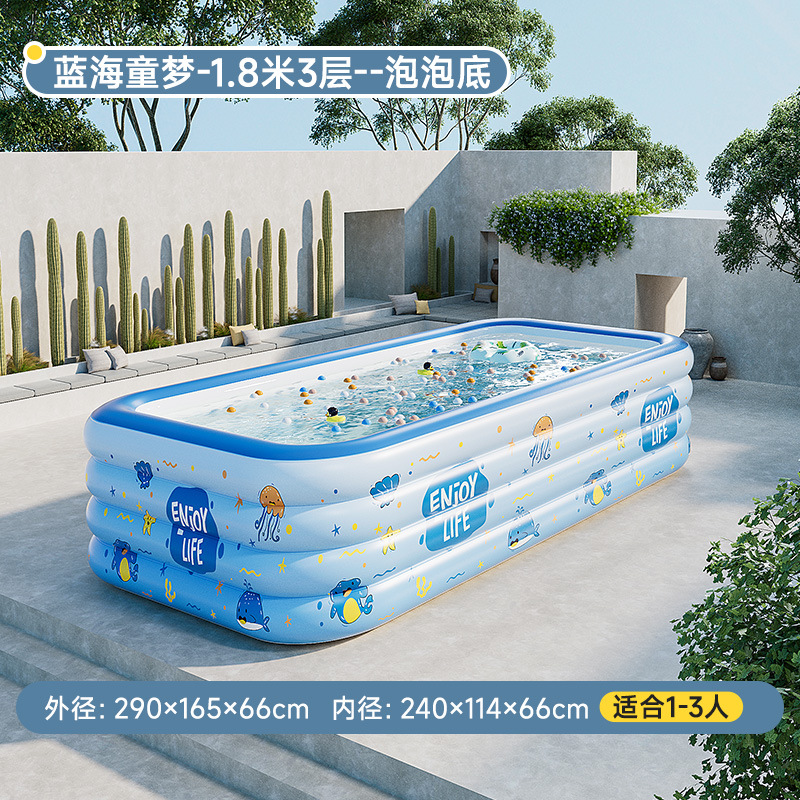 Inflatable swimming pool, 3meter, 4 floors