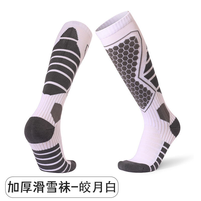 アウトドアスポーツ厚手登山靴下男女タオル底吸汗長筒靴下防臭保温専門スキー靴下|undefined