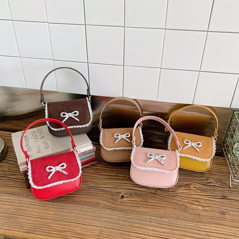 Bolsas de comercio exterior para niños, bolsas de cadena mini compactas, bolsas de arco dulce y lindas, bolsas de mano para padres e hijos.
