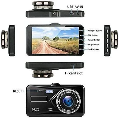 Driving recorder Cam with Dual Front and