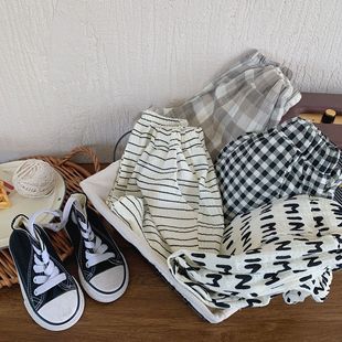 Children's Casual Pants Bangcheng 2025 Summer Ultra-thin Anti-mosquito Pants for Boys and Girls Summer Trousers Trendy F0269