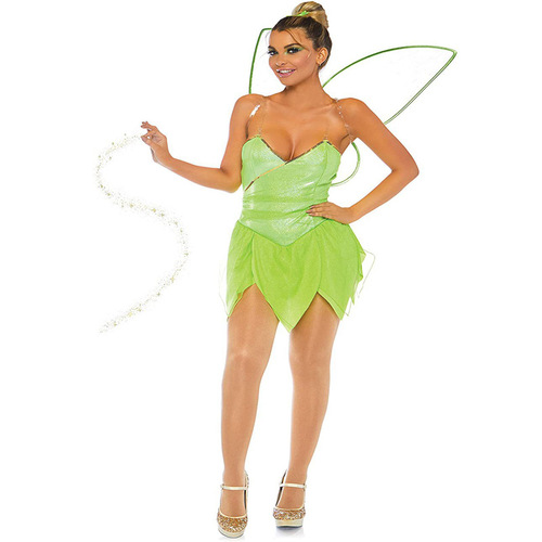Christmas Halloween Costume Cosplay Character Dress Playful Fairy Elf Wings Clothing