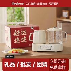 一体自动小型一人煮茶器多功能家用炖煮全玻璃壶身恒温养生壶礼品