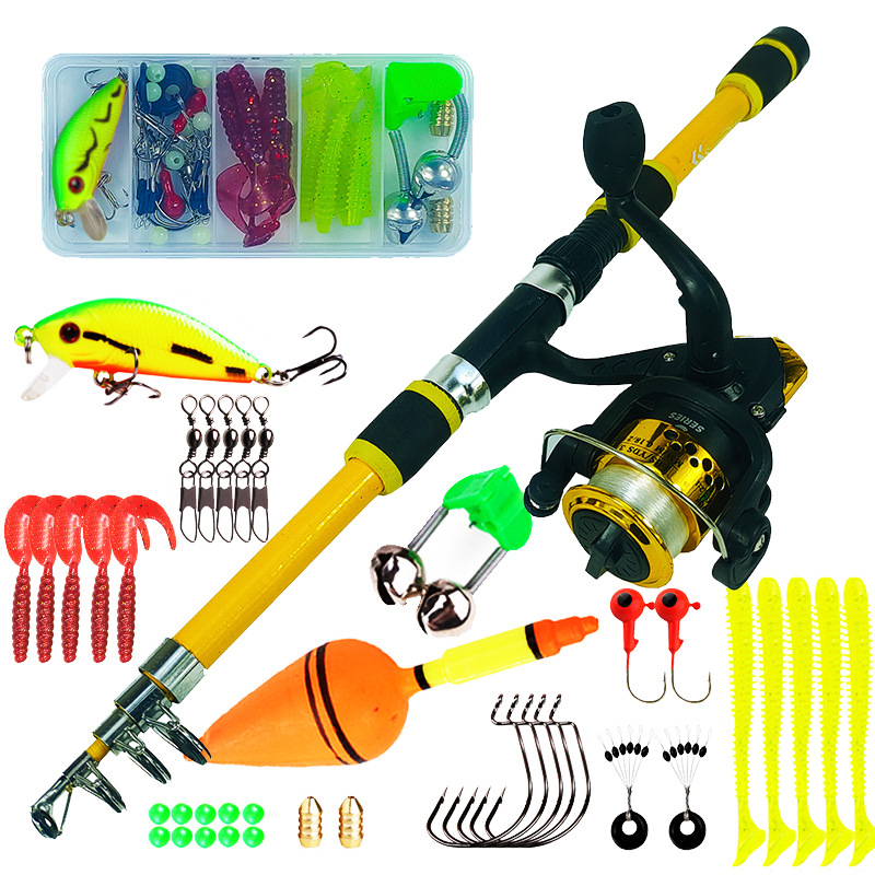 Ultra Short Fishing Rod and Reel Set Image 4