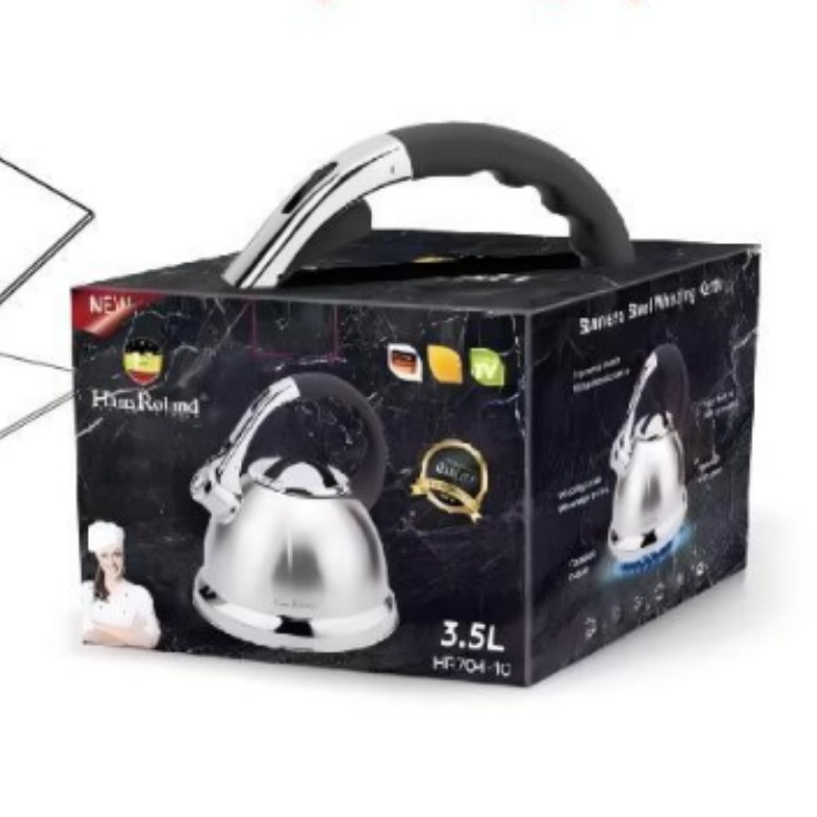 Mango desmontable de acero inoxidable flauta de color natural hervidor de agua 3.5L Amazon transfronterizo mayorista de hotel cocina hervidor de agua