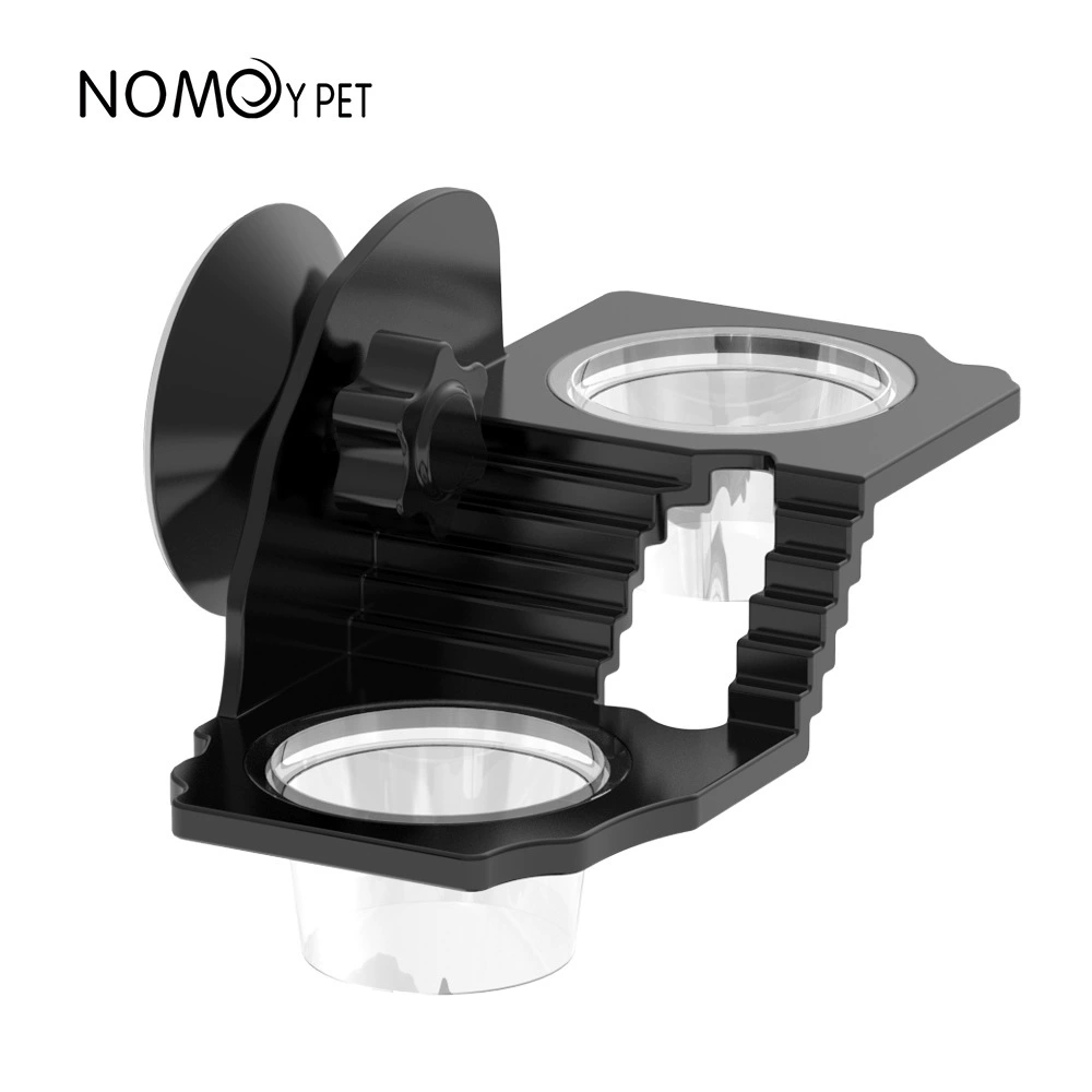 ABS material single and double three-basin crawling pet breeding box geological guards arbors hanging wall-mounted feeder water basin