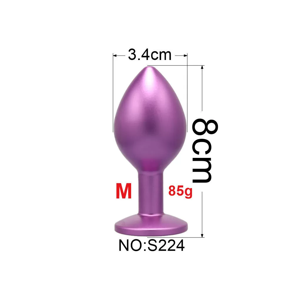 Detachable Anal Plug Heads, Silicone & Metal Options, Multiple Shapes and Sizes