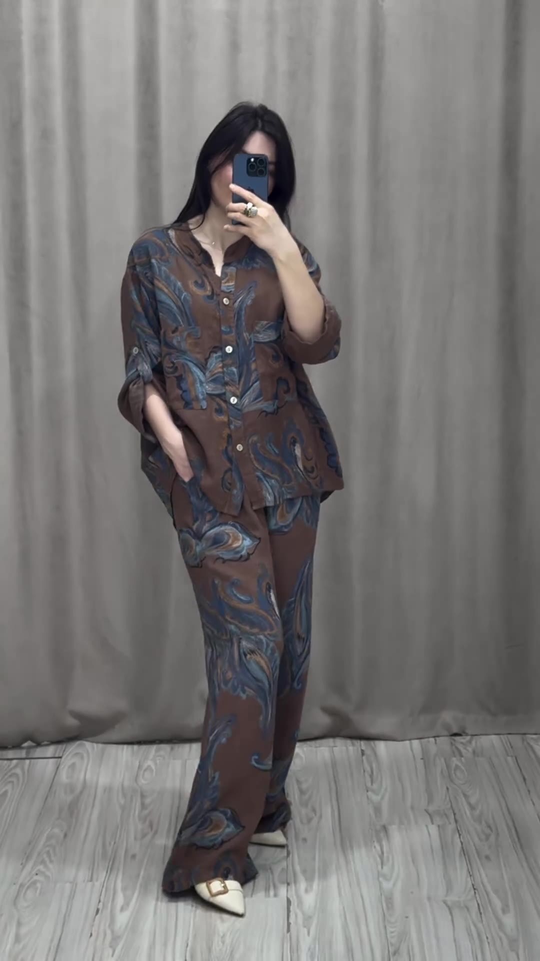Women's Pant Set Forest Style Leisure Suit Comfortable Two Piece_voghion.com