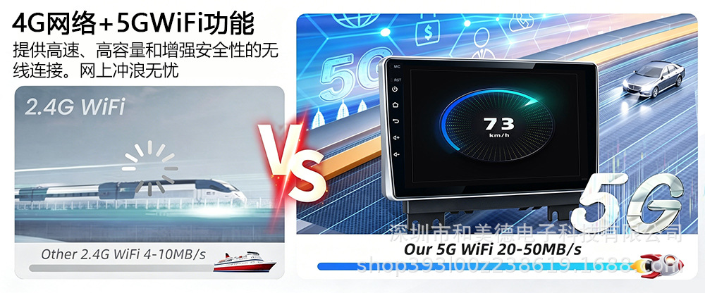 Cross-Border Applicable to 26 Models of Dodge 1200 Car Navigation All-In-One Devices with Wireless Carplay, Smart Audio-Visual, Gps, and Bluetooth