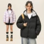 防寒连帽新款基础面包服