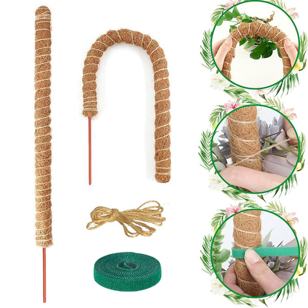 Cross-border plant support stand set coconut palm bendable moss pole…