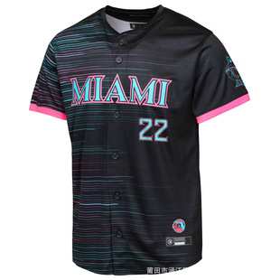 Youth Miami Marlins Black 2025 City Connect Limited Player Jersey