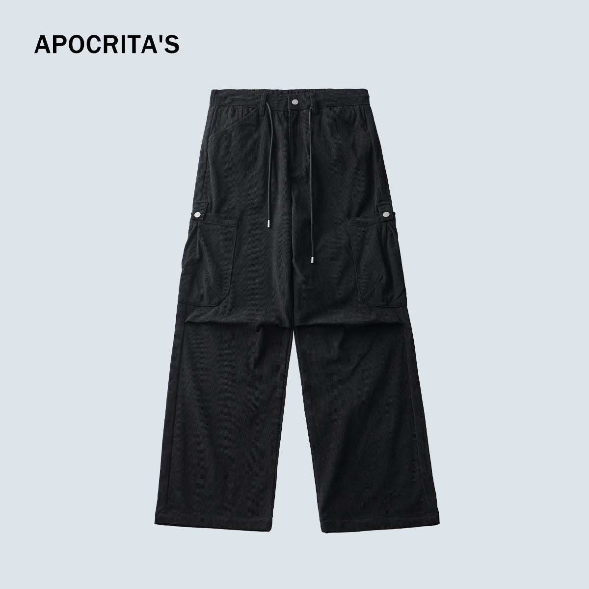 Sin devoluciones ni cambios【Liquidación por tiempo limitado a un precio súper bajo】Pantalones casuales holgados y rectos para hombre APO, para otoño e invierno