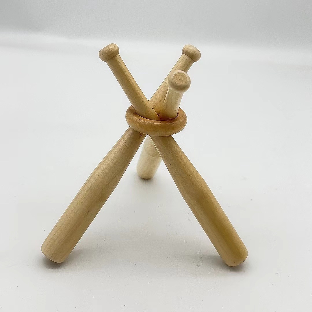 Expositor de béisbol de madera estilo europeo, exclusivo para comercio electrónico, en stock.