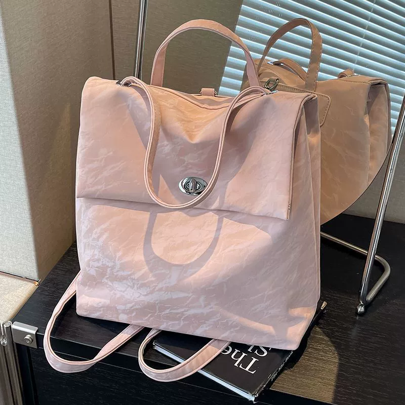 Fashionable backpack, summer capacious universal shoulder bag, Korean style
