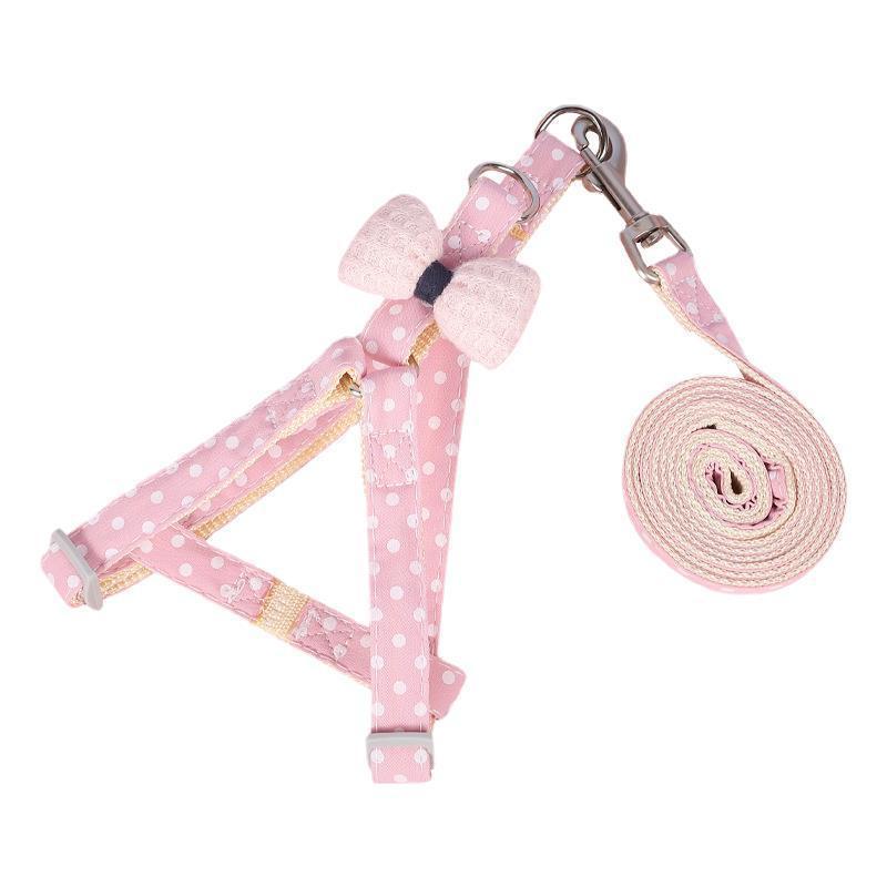 Walking Vest Type Anti-Escape Leash Cat Chain Teddy Small Dog Collar Pet Supplies_voghion.com