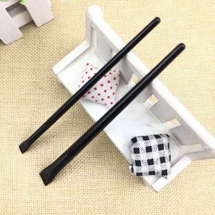Factory Direct Sales Wang Feifei's Same Blade Eyeliner Brush Ultra-Thin Beveled Blade Eyebrow Brush Nest Silkworm Brush Single Makeup Brush