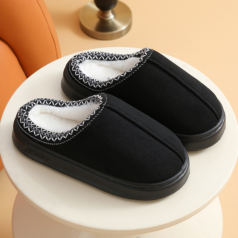 Pantuflas de algodón cálidas para invierno, estilo étnico, casuales, ligeras, para hombre y mujer, para uso en exteriores image 8