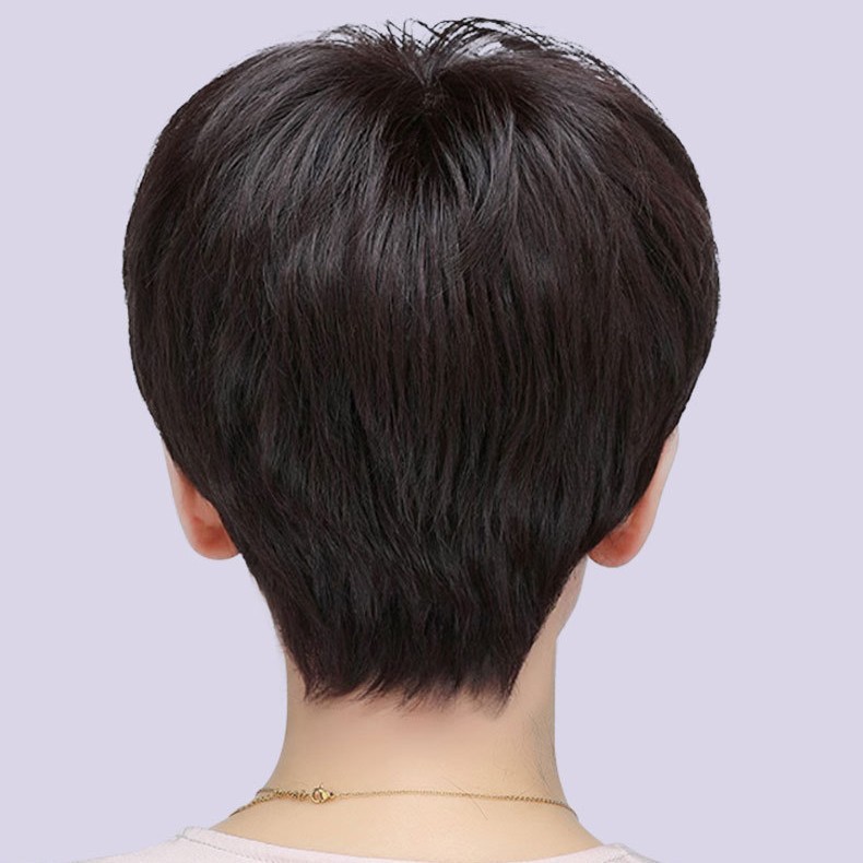 【手作りパーマ】おしゃれな大巻質感パーマフルリアルヘアマザーズフルウィッグフルヘッドカバー中高年ウィッグ|undefined