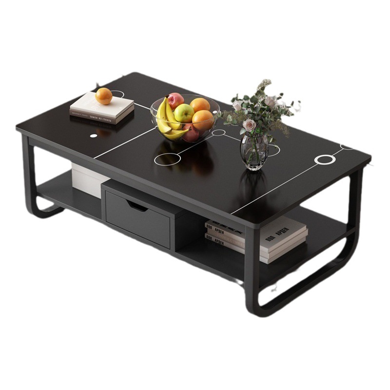 Mesa de café sala de estar casa pequeño apartamento pequeña mesa de alquiler casa simple sofá moderno lado varios extremadamente simple balcón mesa de té