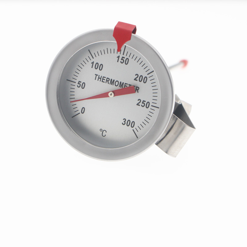 油炸锅温度计 油锅温度计 不锈钢油温表 糖果温度计 附夹子