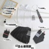 Set, pleated skirt, cardigan, shirt, family style, children's clothing