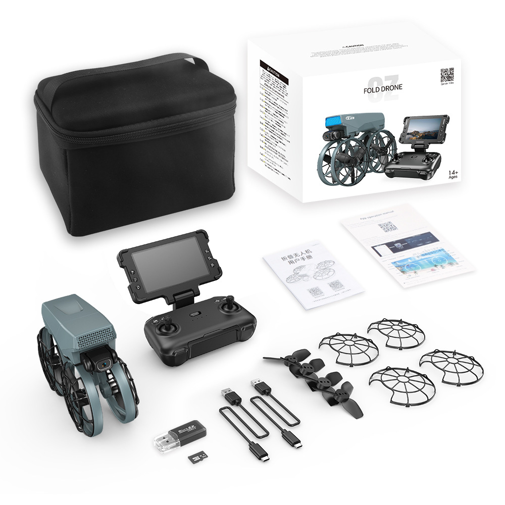 2025新款遥控飞机稳飞耐摔带罩带屏航拍无人机小学生小型无人机