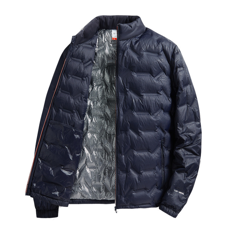 Winter Down Jacket Men's Graphene Material Thermal Hot Pressing 650 Canopy Warm-keeping Casual Lightweight Down Jacket Women's Jacket