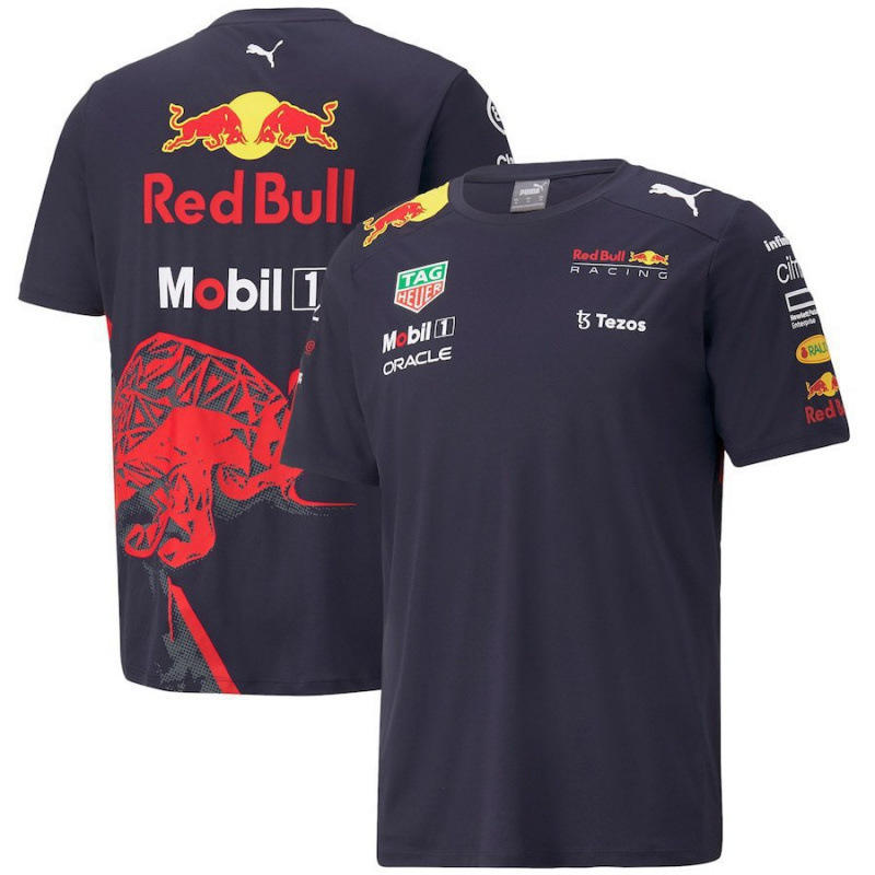 F1 レーシングバイクスーツライディング Tシャツ通気性速乾ラウンドネック半袖 Tシャツオフロードワークシャツ|undefined