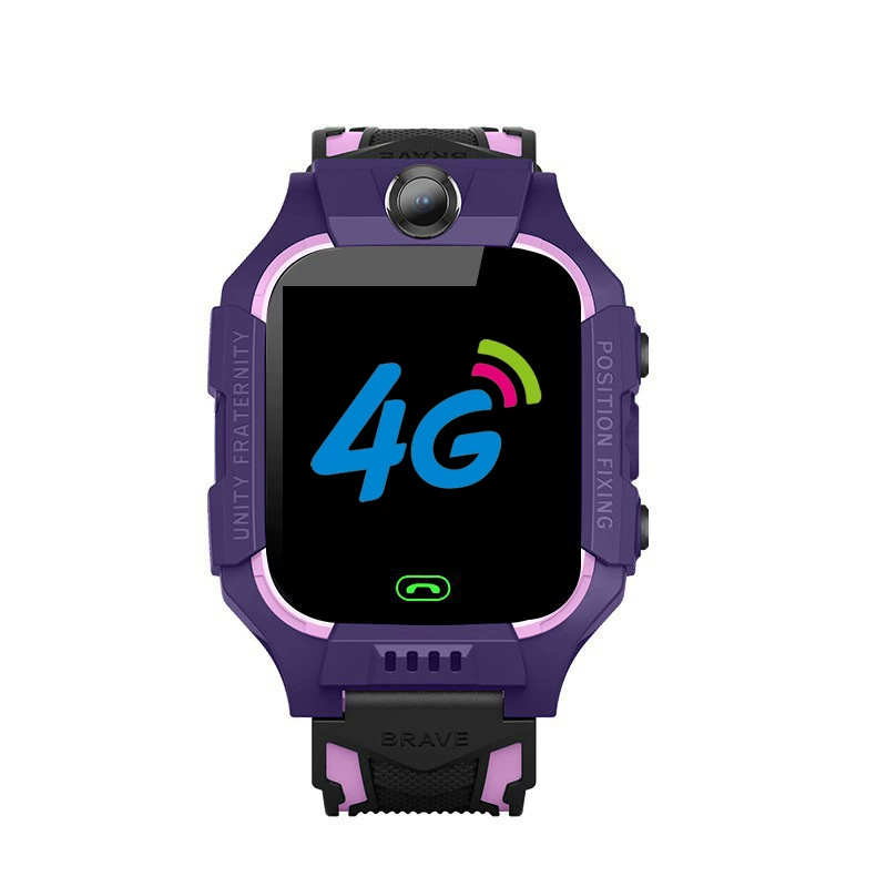 Детские умные часы Q12, видеозвонок 4G, водонепроницаемые, синхронизация с телефоном и геолокация GPS