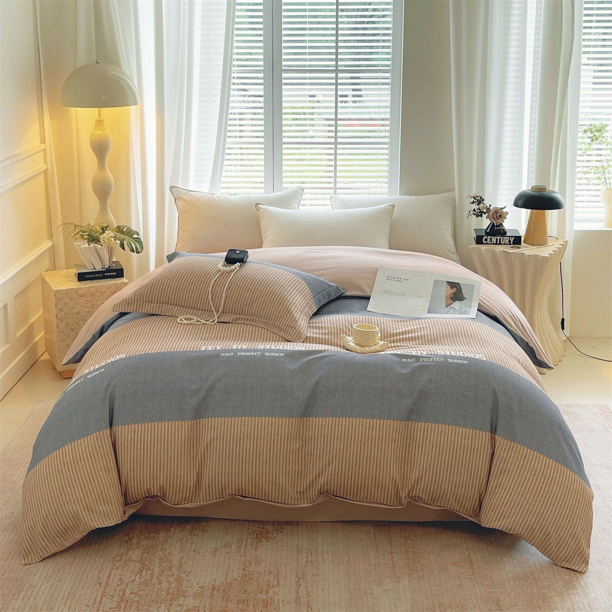 Nueva cubierta de edredón de estilo chino una sola pieza para comprar una sola pieza más gruesa de lana molida otoño invierno calor al por mayor cubierta de edredón de algodón una sola pieza