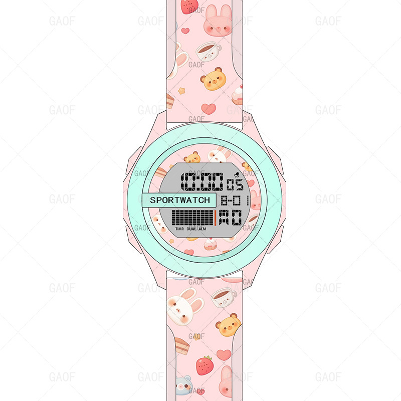 Reloj electrónico para niños personalizado Wenzhuang lista de regalos Wenzhuang personalizada
