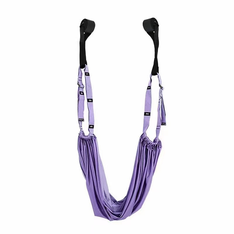 Aerial yoga rope, no installation required, for home use, backbend and waist training, can be hung on a door, inversion device, stretching band, resistance band