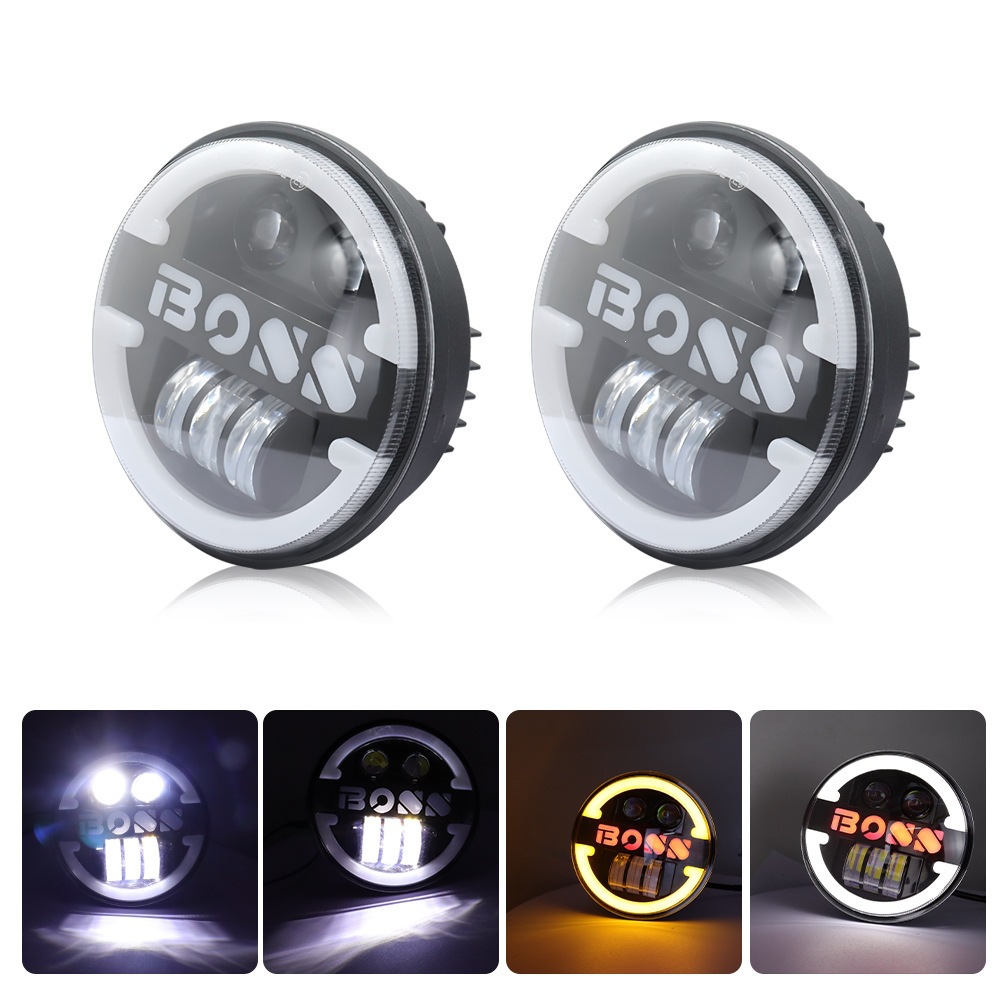 Bestseller Harley Motorcycle Spotlight 5.75 inch 60W Wrangler BOSS Car LED Headlight Modified Daytime Running Light