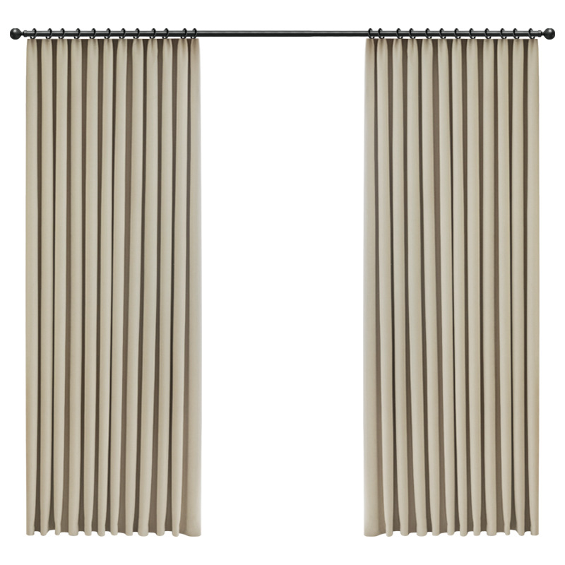 Cortinas de dormitorio totalmente opacas 2025 nueva sala de estar cortina de chenilla parasol instalación sin perforación tela de cortina de alta calidad
