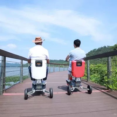 Airplane Travel, Elderly People, Factory — Qatlanan elektrik velosipedlər