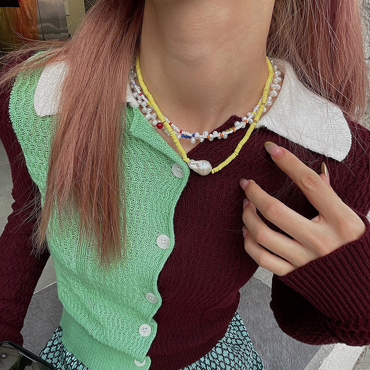 15g Weight Alloy Pendant Material Pendant Necklace Classification Alloy, Plastic Chain Material Beaded Chain, ball chain Chain Type Holiday, Daily Occasion Alloy, Plastic Material Heart Shape Pattern All Seasons Season Women's Gender Plating Design Elegant, Retro Style Elegant Retro Heart Shape Alloy Plastic Beaded Chain Ball Chain Beaded Necklaces Wholesale 2
