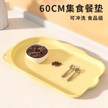 宠物餐垫防水防污防滑猫咪碗垫大号食品清洁垫子宠物用品跨境代发