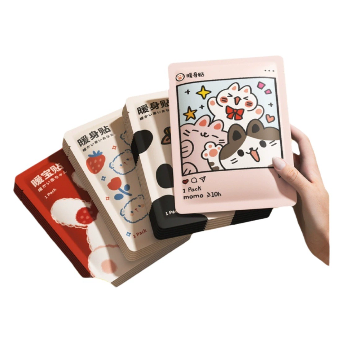 Теплая наклейка с сокровищами с самонагревом