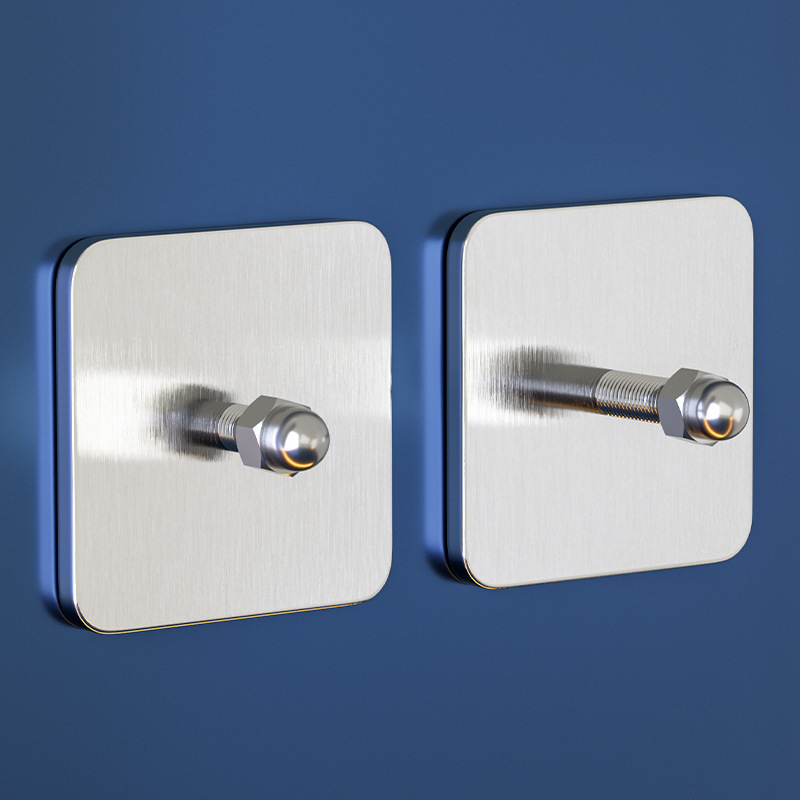 Punch-free strong stainless steel screw patch non-marking nail wall nail nail-free sticker rack pendant adhesive seamless sticker