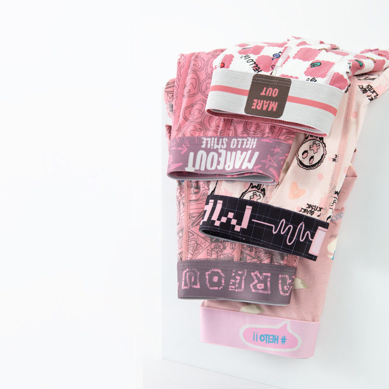 Underwear Men's Pure Cotton Antibacterial Mid-Waist Shorts Youth Boxer Briefs Cotton Sports Comfortable Breathable Shorts Wholesale