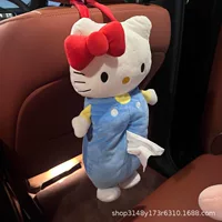 KT автомобильная коробка для салфеток, подвесная бумажная коробка, милая автомобильная задняя коробка для салфеток, подвесная сумка для автомобильных салфеток, украшение интерьера автомобиля