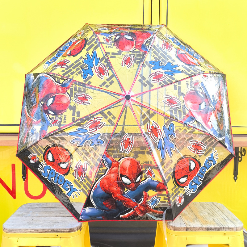Spider-Man Boy 70% off Ultra-Light Portable Umbrella Thickened Student Marvel Children's Fully Automatic Transparent Folding Umbrella Spider-Man Boy 70% off Ultra-Light Portable Umbrella Thickened Student Marvel Children's Fully Automatic Transparent Folding Umbrella